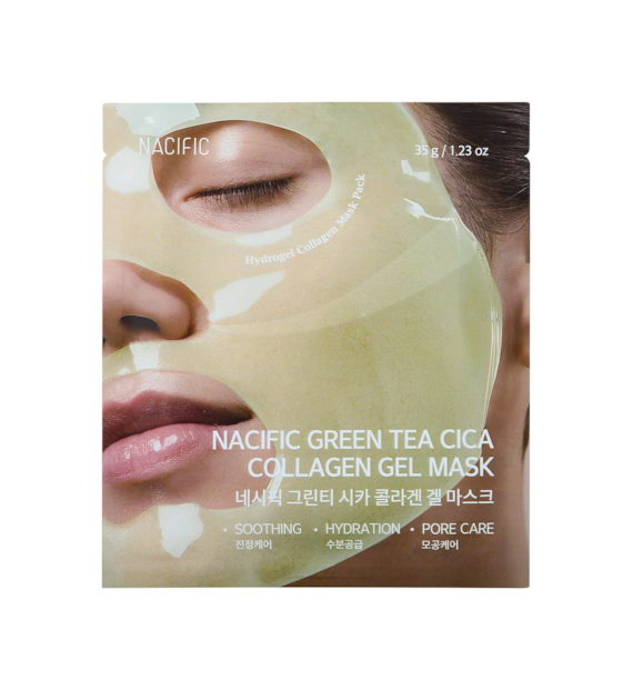 NACIFIC GREEN TEA CICA COLLAGEN GEL MASK (1PC)