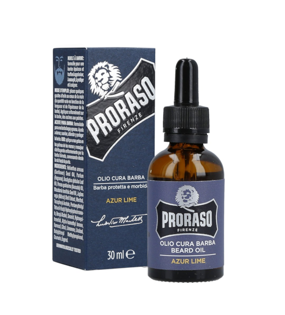PRORASO AZUR LIME BEARD OIL 30ML