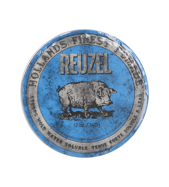 REUZEL BLUE STRONG HOLD HIGH SHEEN POMADE 340G
