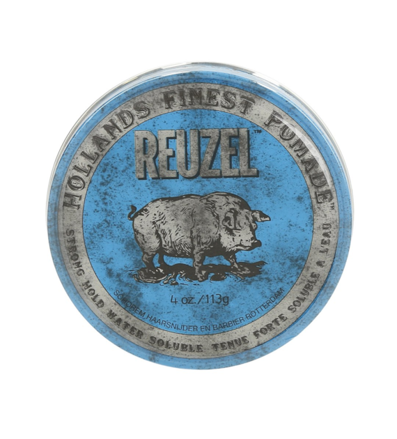 REUZEL BLUE STRONG HOLD HIGH SHEEN POMADE 113G