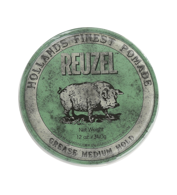 REUZEL GREEN GREASE MEDIUM HOLD POMADE 340G