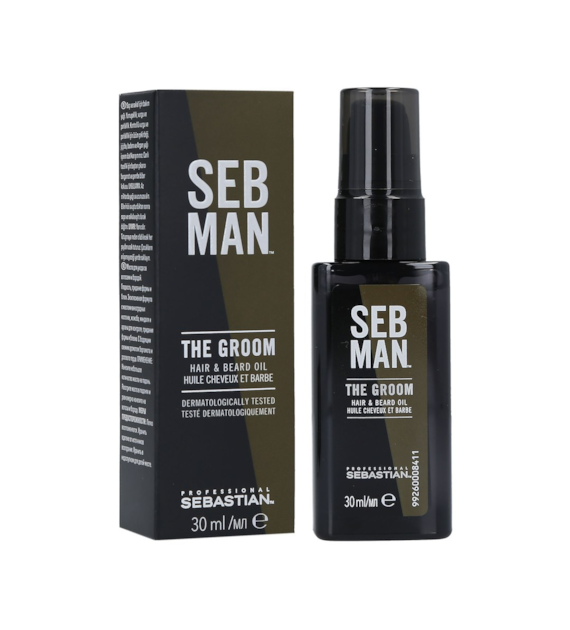 SEB MAN THE GROOM HAIR AND BEARD OIL 30ML
