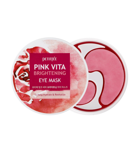 PETITFEE PINK VITA BRIGHTENING EYE MASK