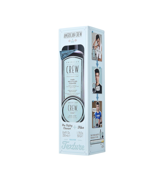 AC PRE-STYLING FIBER SHAMPOO 250ML+POMADE 50G SET