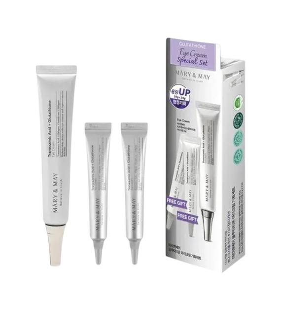 MARY&MAY TRANEX ACID+GLUTATH EYE CREAM SET 30+24G