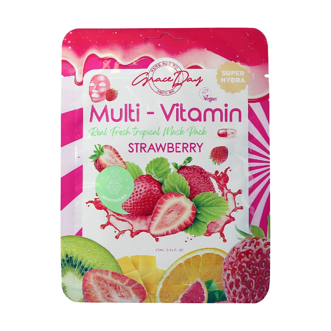 GRACEDAY MULTI-VITAMIN STRAWBERRY MASK