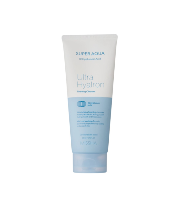 MISSHA SUPER AQUA ULTRA HYAL FOAM CLEANSER 200ML