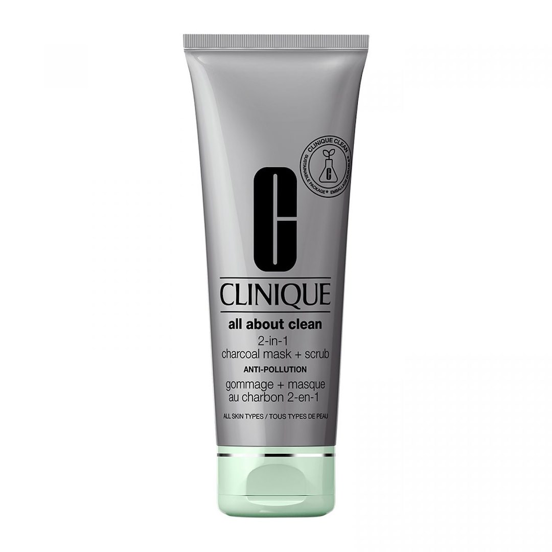 CLINIQUE ALL ABOUT CHARCOAL MASK + SCRUB 100ML