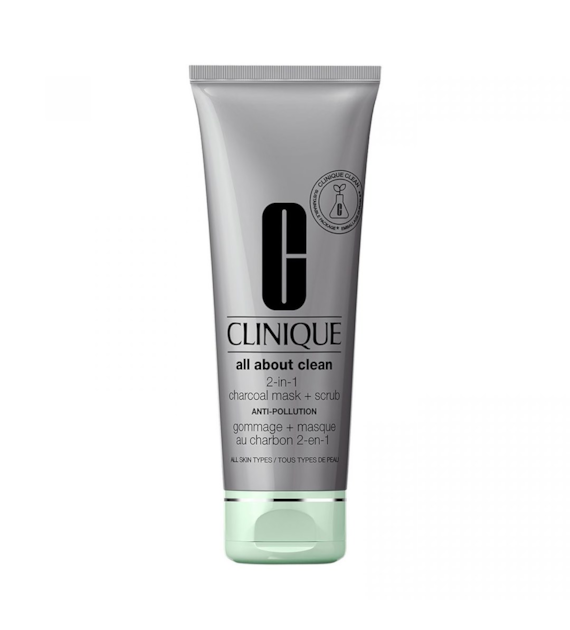 CLINIQUE ALL ABOUT CHARCOAL MASK + SCRUB 100ML