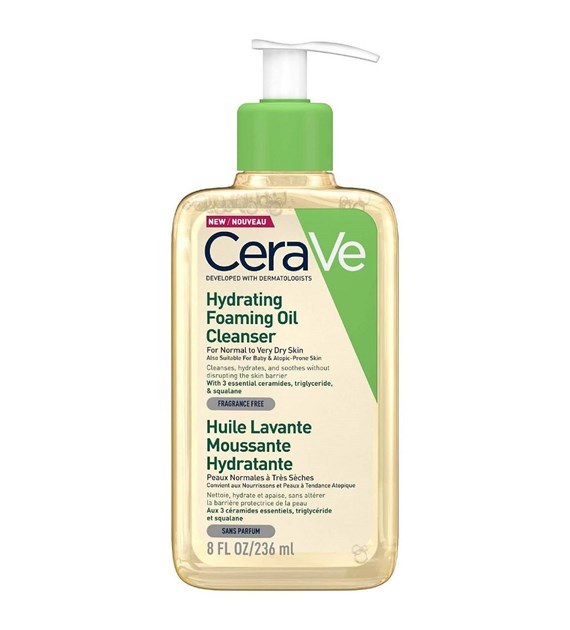 CERAVE HYDRATING FOAMING OIL 236ML