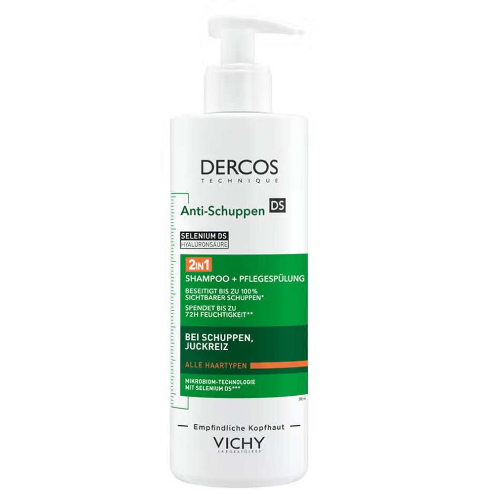 VICHY DERCOS ANTI-DANDRUFF SHAMPOO 2IN1 390ML
