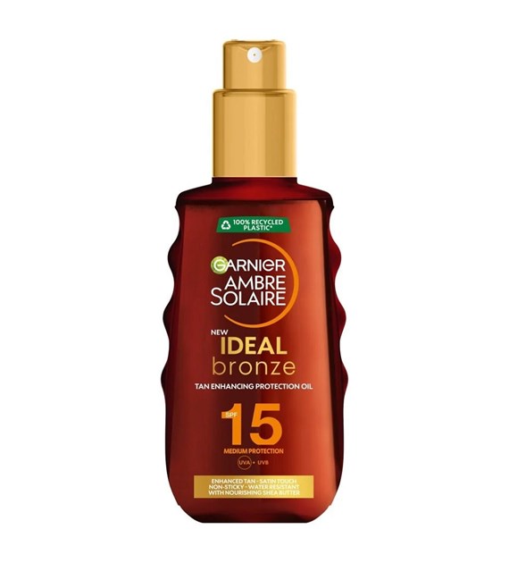 GARNIER AMBRE SOLAIRE SPF15 TANNING OIL 150ML
