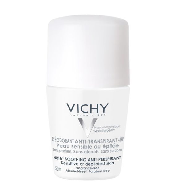 VICHY SOOTHING ANTIPERSPIRANT ROLL-ON 50ML