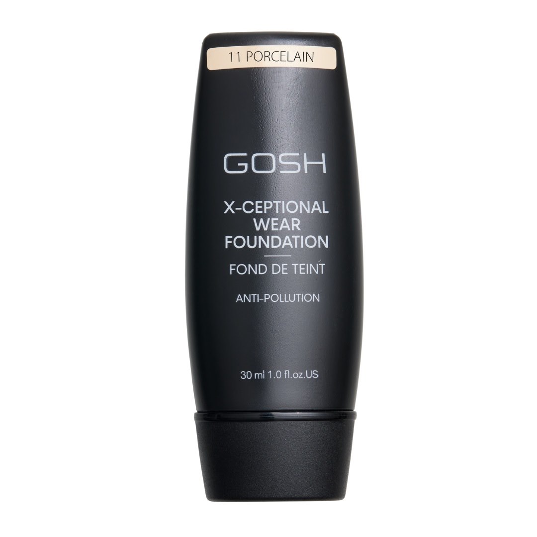 GOSH X-CEPTIONAL WEAR FDN 11 PORCELAIN 30ML