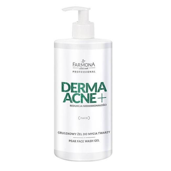 FARMONA DERMA ACNE+ PEAR FACE WASH 500ML