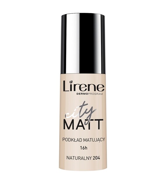 LIRENE CITY MATT FOUNDATION 204 NATURAL 30ML