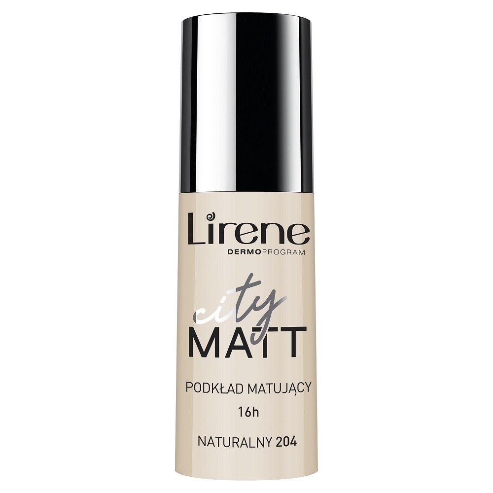 LIRENE CITY MATT FOUNDATION 204 NATURAL 30ML
