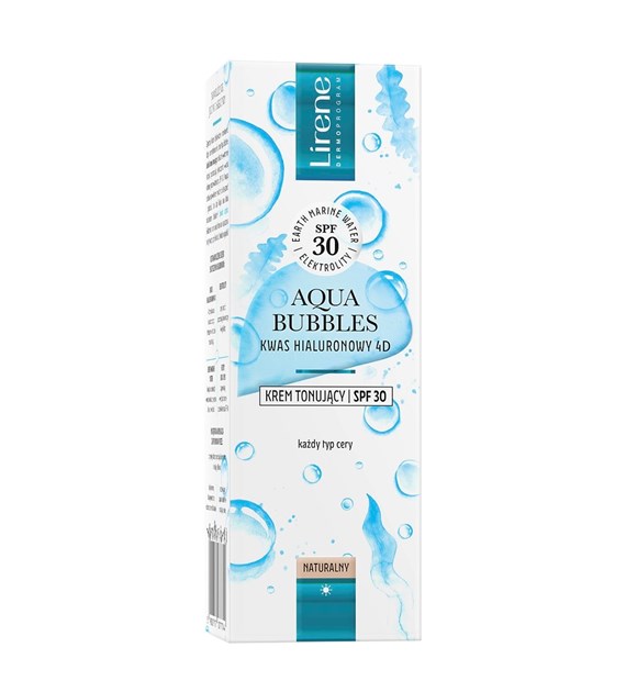 LIRENE AQUA BUBBLES TINTED CREAM SPF30 30ML