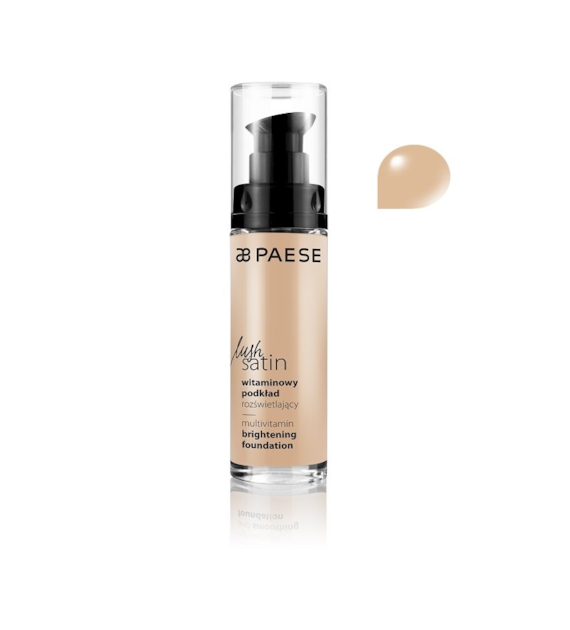 PAESE LUSH SATIN BRIGHT FOUNDATION 32 NATURAL 30ML