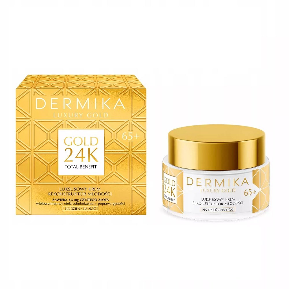 DERMIKA LUXURY GOLD 24K CREAM 65+ 50ML