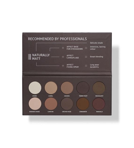 AFFECT NATURALLY MATT EYESHADOW PALETTE 10X2G