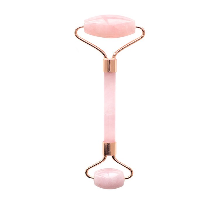 FLUFF FACE ROLLER ROSE QUARTZ