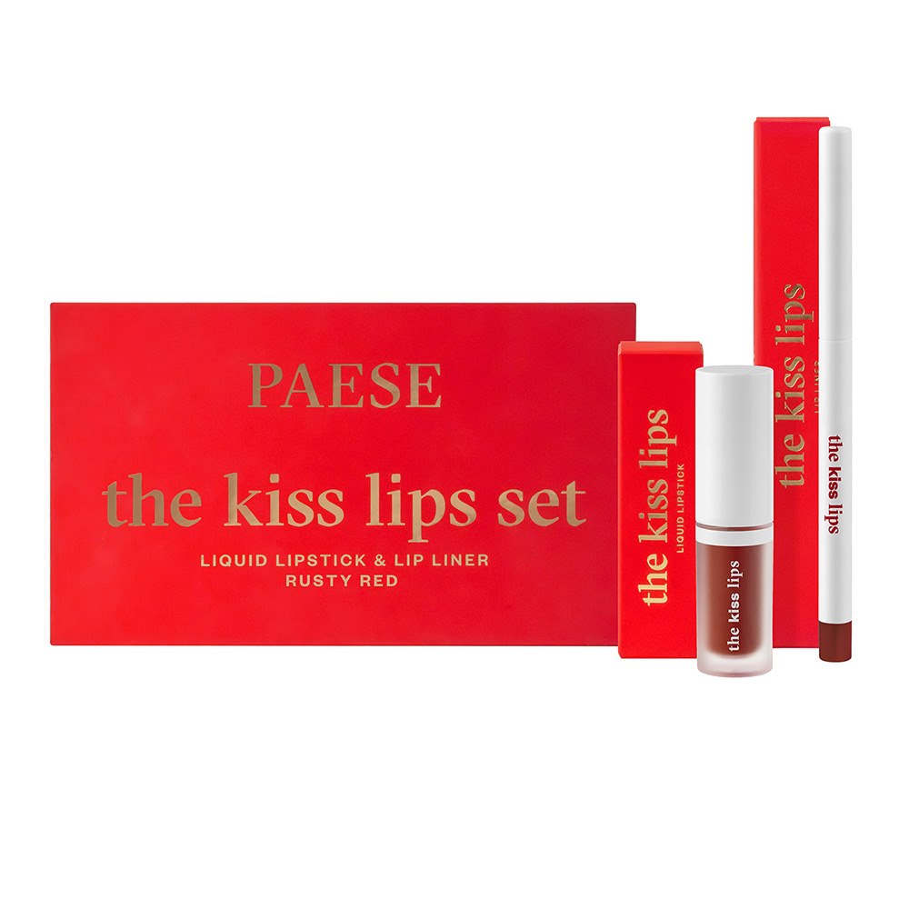 PAESE THE KISS LIPS 04 RUSTY RED 3,4ML+LINER SET