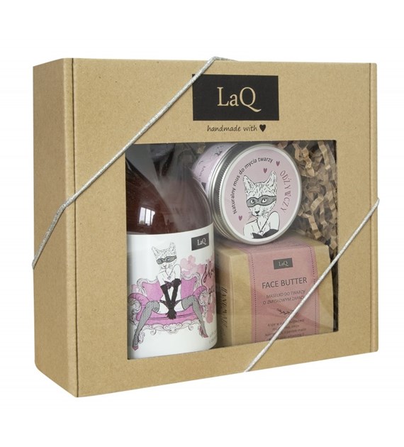 LAQ CAT SH G 500ML+FACE WASH 100ML+BUTTER 50ML SET