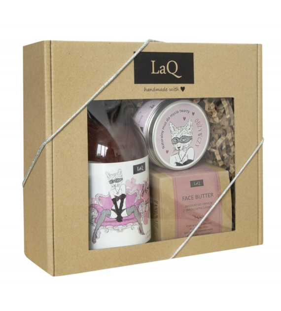 LAQ CAT SH G 500ML+FACE WASH 100ML+BUTTER 50ML SET