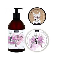 LAQ CAT SH G 500ML+BUTTER 50ML+SCRUB 200ML SET