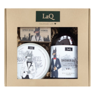 LAQ DOBERMAN SH G 500ML+SOAP 85ML+SCRUB 200ML SET