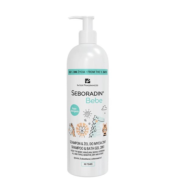 SEBORADIN BEBE SHAMPOO GEL 2IN1 500ML