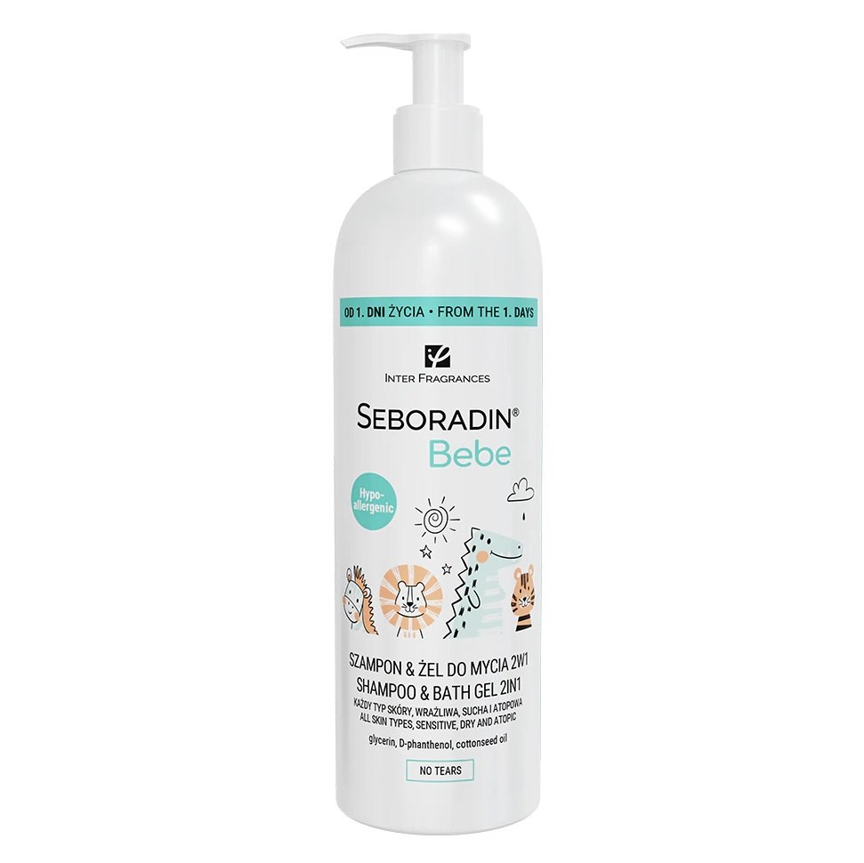 SEBORADIN BEBE SHAMPOO GEL 2IN1 500ML