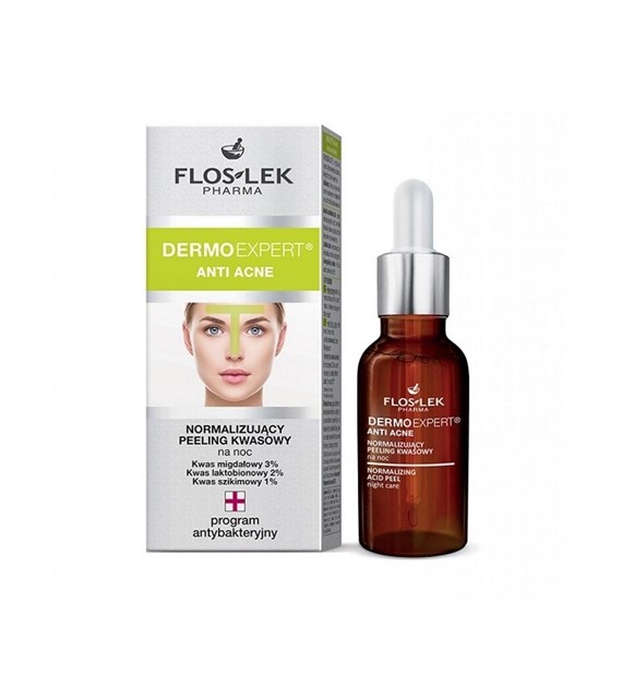 FLOSLEK DERMOEXPERT ANTI ACNE NIGHT PEEL 30ML