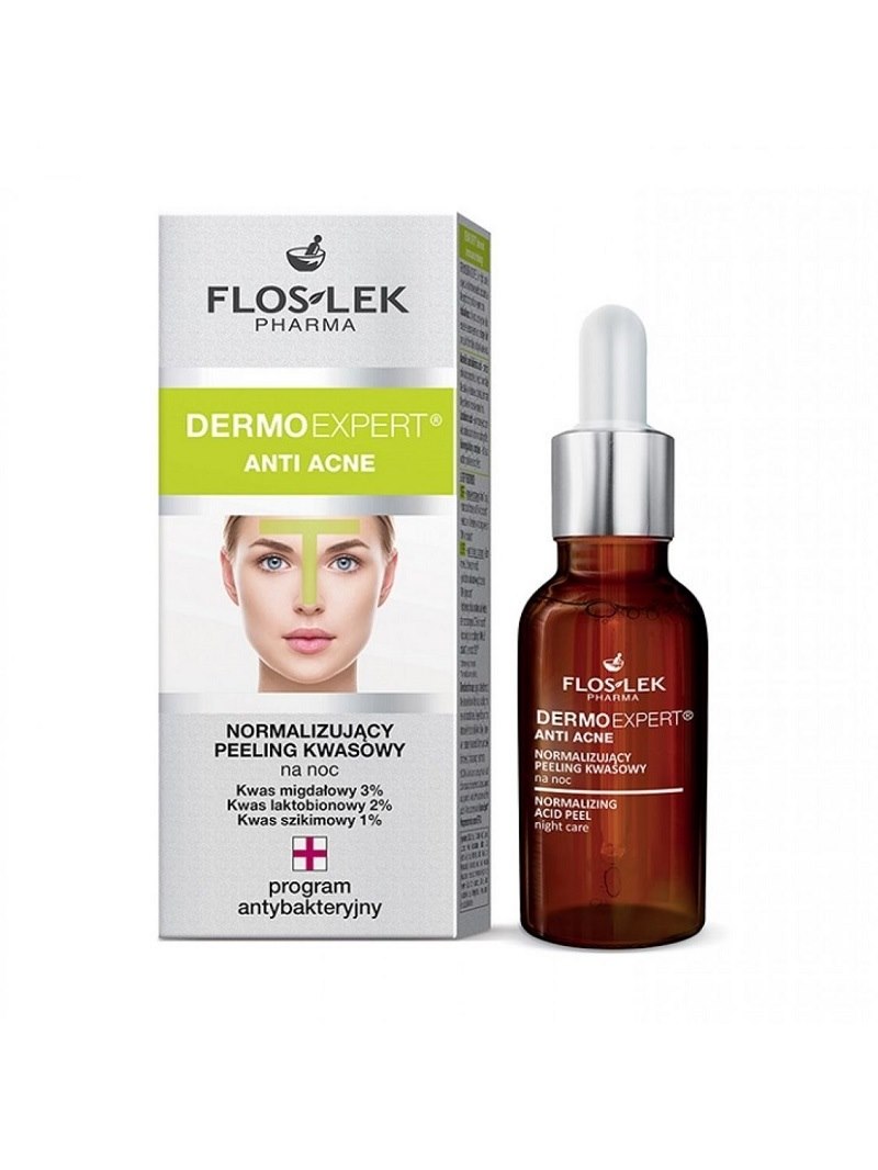 FLOSLEK DERMOEXPERT ANTI ACNE NIGHT PEEL 30ML