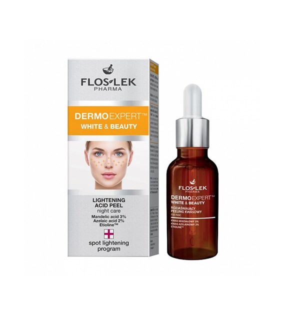 FLOSLEK DERMOEXPERT WHITE BEAUTY NIGHT PEEL 30ML