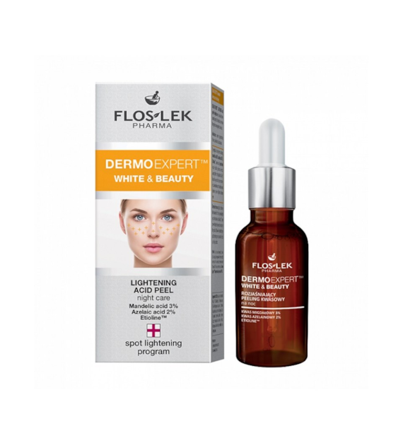 FLOSLEK DERMOEXPERT WHITE BEAUTY NIGHT PEEL 30ML