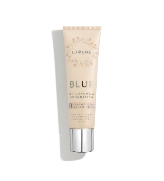 LUMENE BLUR FOUNDATION SPF15 00 LIGHT IVORY 30ML
