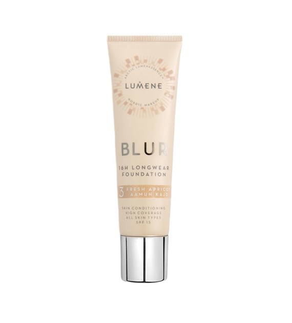 LUMENE BLUR FOUNDATION SPF15 3 FRESH APRICOT 30ML