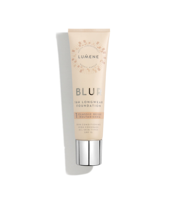 LUMENE BLUR FOUNDATION SPF15 1 CLASSIC BEIGE 30ML