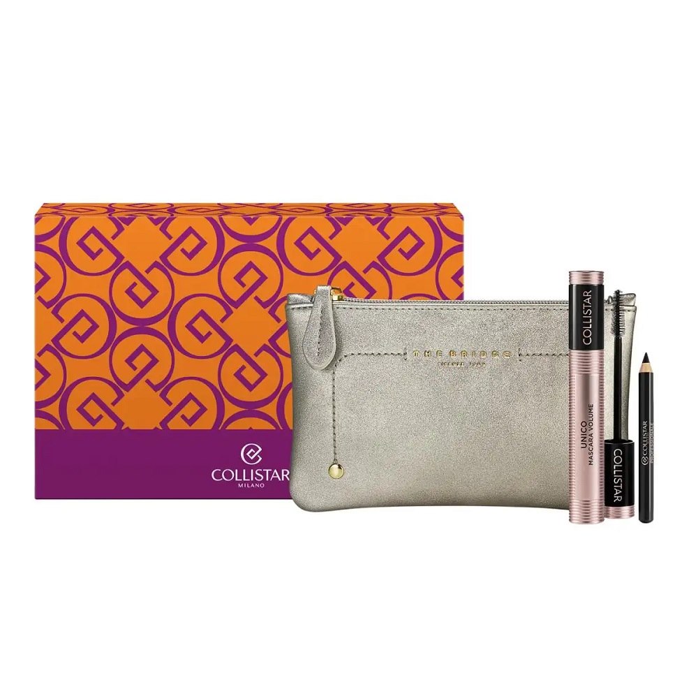 COLLISTAR SET UNICO MASC+EYE PENCIL+COSM BAG