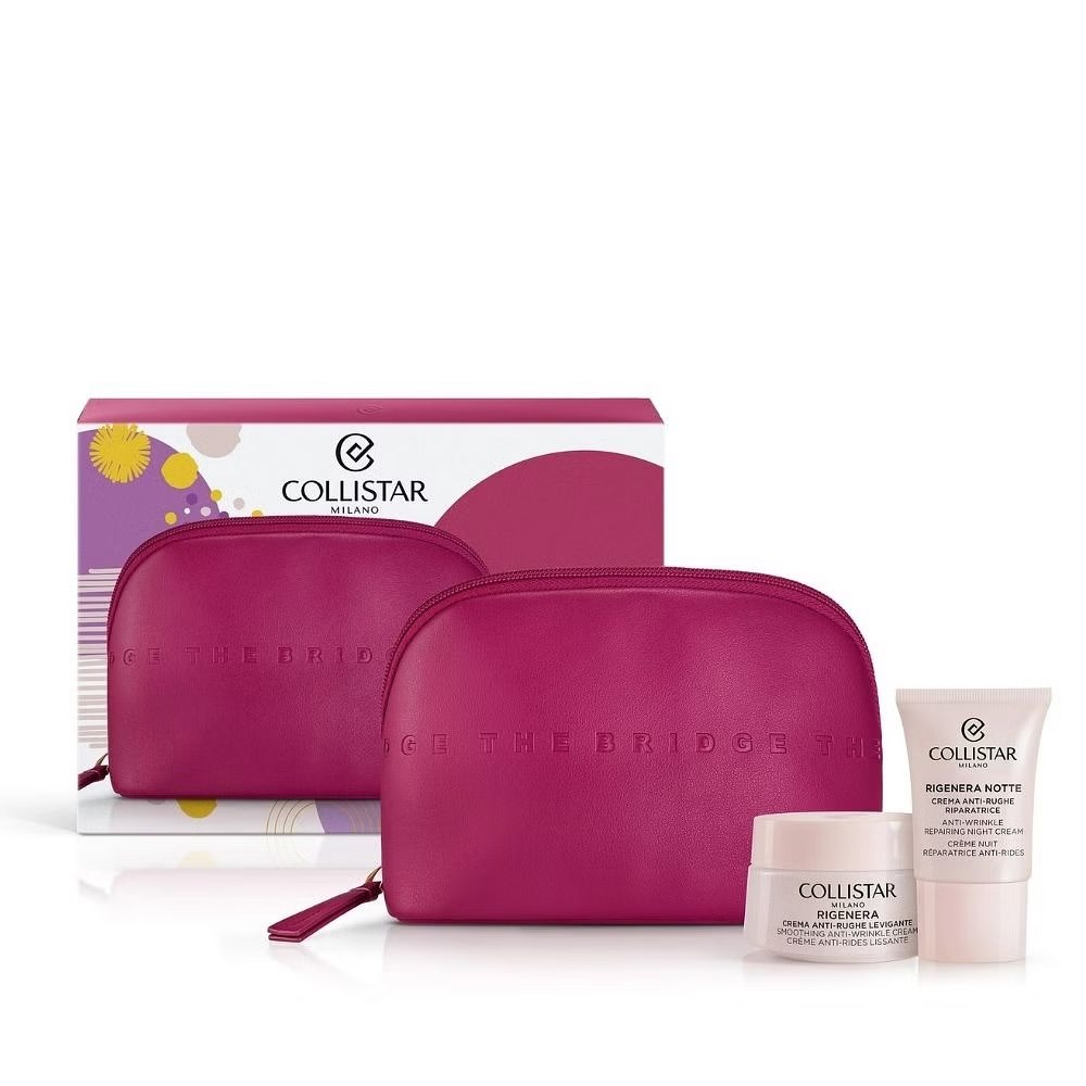 COLLISTAR SET ANTI-WRIN CREAM+NIGHT CREAM+COSM BAG