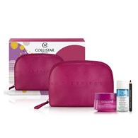 COLLISTAR SET REPLUMPING CREAM+MAKEUP REM+COSM BAG
