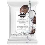 FAKE BAKE COCONUT OIL EXFOLIATING WIPES 24PCS