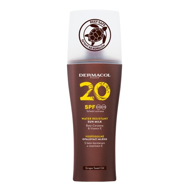 DERMACOL SUN WATER RES BODY MILK SPF20 200ML