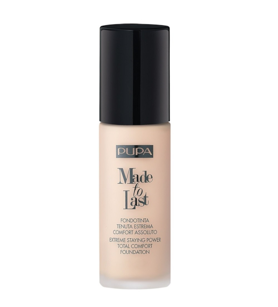PUPA MADE TO LAST FOUNDATION 010 PORCELAIN 30ML