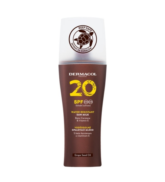 DERMACOL SUN WATER RES BODY MILK SPF20 200ML